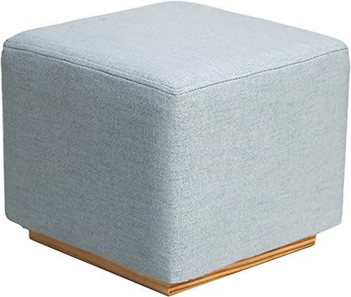 DGDHHSFJDJ Moderner quadratischer gepolsterter Fußhocker Ottoman mit gepolstertem Schaumstoffsitz für den Schminktisch von DGDHHSFJDJ