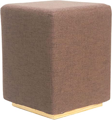 DGDHHSFJDJ Moderner quadratischer gepolsterter Fußhocker Ottoman mit gepolstertem Schaumstoffsitz für den Schminktisch von DGDHHSFJDJ