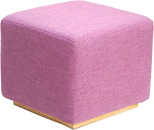 DGDHHSFJDJ Moderner quadratischer gepolsterter Fußhocker Ottoman mit gepolstertem Schaumstoffsitz für den Schminktisch von DGDHHSFJDJ