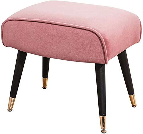 DGDHHSFJDJ Moderner rosa Fußhocker – europäische Stoffsofabank, stilvolle Frisiertisch-Fußstütze und Schuhwechselhocker für das Wohnzimmer, 52 x 33 x 45 cm – Elegante Wohnmöbel DGDHHSFJDJ Moderner rosa Fußhocker – europäische Stoffsofabank, stilvolle Frisiertisch-Fußstütze und Schuhwechselhocker für das Wohnzimmer, 52 x 33 x 45 cm – Elegante Wohnmöbel von DGDHHSFJDJ