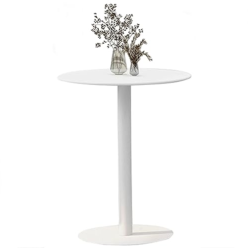 DGDHHSFJDJ Moderner weißer Kneipentisch, runder Esstisch in Barhöhe mit stabilem Metallrahmen, für Esszimmer - 70 x 104 cm DGDHHSFJDJ Moderner weißer Kneipentisch, runder Esstisch in Barhöhe mit stabilem Metallrahmen, für Esszimmer - 70 x 104 cm von DGDHHSFJDJ