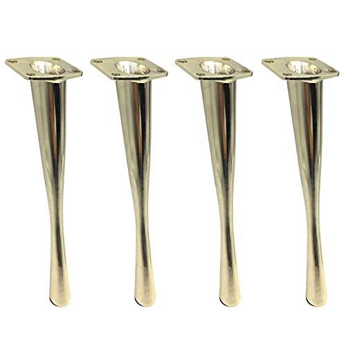 DGDHHSFJDJ Möbelbeine aus gebürsteter Zinklegierung – 4 Stück 17 cm Ersatz-Tischbeine für Sofa, Couch und Couchtisch – Robuste Silberne Schrankfüße mit Edelstahlschrauben DGDHHSFJDJ Möbelbeine aus gebürsteter Zinklegierung – 4 Stück 17 cm Ersatz-Tischbeine für Sofa, Couch und Couchtisch – Robuste Silberne Schrankfüße mit Edelstahlschrauben von DGDHHSFJDJ