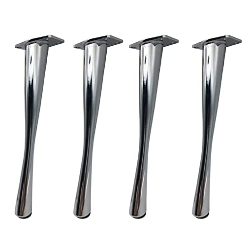 DGDHHSFJDJ Möbelbeine aus gebürsteter Zinklegierung – 4 Stück 17 cm Ersatz-Tischbeine für Sofa, Couch und Couchtisch – Robuste Silberne Schrankfüße mit Edelstahlschrauben DGDHHSFJDJ Möbelbeine aus gebürsteter Zinklegierung – 4 Stück 17 cm Ersatz-Tischbeine für Sofa, Couch und Couchtisch – Robuste Silberne Schrankfüße mit Edelstahlschrauben von DGDHHSFJDJ