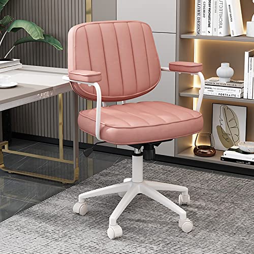DGDHHSFJDJ Multifunktionaler Bürostuhl mit Rollen, 46 x 49 x 92 cm, Executive-Relax-Design. 360°-Drehung mit bequemer Rückenlehne, perfekt für das Home-Office/Grau von DGDHHSFJDJ