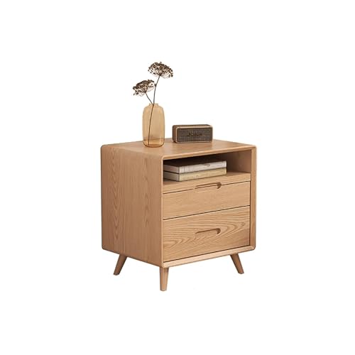 DGDHHSFJDJ Nachttisch mit doppelten Schubladen, Massivholz im nordischen Mid-Century-Stil, ausziehbares Design – moderner Retro-Couchtisch fürs Schlafzimmer DGDHHSFJDJ Nachttisch mit doppelten Schubladen, Massivholz im nordischen Mid-Century-Stil, ausziehbares Design – moderner Retro-Couchtisch fürs Schlafzimmer von DGDHHSFJDJ