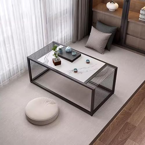 DGDHHSFJDJ Niedriger Bodentisch (70 x 50 x 30 cm) – vielseitiger ESS-/Teetisch, perfekt zum Entspannen und Unterhalten in modernen Wohnräumen von DGDHHSFJDJ