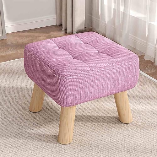 DGDHHSFJDJ Pouffe-Fußhocker – Mehrzweck-Osmanenhocker für das Schminkzimmer, gepolstertes Design, ideal als Schuhwechselhocker oder kleine Bank von DGDHHSFJDJ