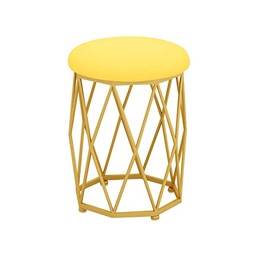 DGDHHSFJDJ Repose-Pieds Rond Moderne en Velours gris rembourré, Avec Pieds en métal doré - Repose-Pieds de coiffeuse, Tabouret, Chaise de coiffeuse, siège de Table d'appoint DGDHHSFJDJ Repose-Pieds Rond Moderne en Velours gris rembourré, Avec Pieds en métal doré - Repose-Pieds de coiffeuse, Tabouret, Chaise de coiffeuse, siège de Table d'appoint von DGDHHSFJDJ