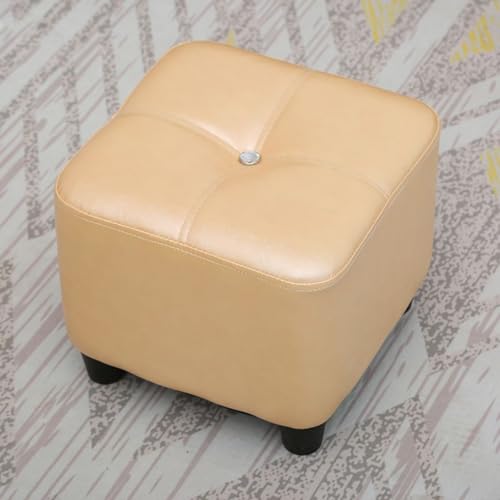 DGDHHSFJDJ Rosa Kunstleder Klappbarer Ottoman-Schminksessel mit Stauraum für Heimdekoration, Spielzeugkiste und Decke von DGDHHSFJDJ
