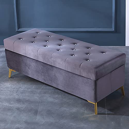DGDHHSFJDJ Rosa Kunstleder Klappbarer Ottoman-Schminksessel mit Stauraum für Heimdekoration, Spielzeugkiste und Decke von DGDHHSFJDJ