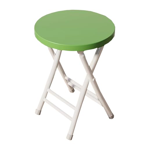 DGDHHSFJDJ Runder, kompakter Klapphocker für Camping im Freien oder als Schreibtisch im Innenbereich. Platzsparender, Rutschfester, Kleiner Klapphocker für zu Hause von DGDHHSFJDJ