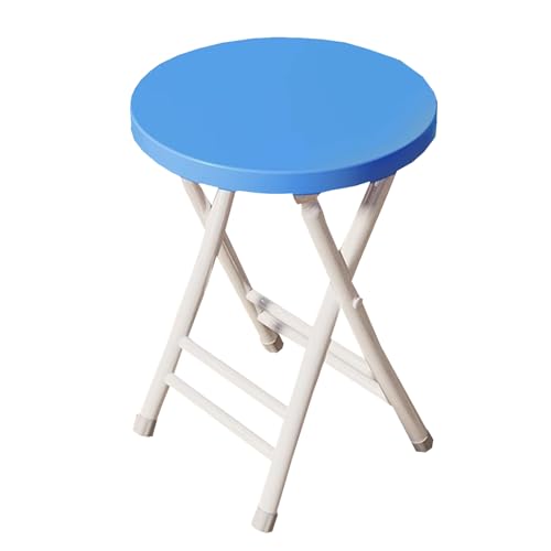 DGDHHSFJDJ Runder, kompakter Klapphocker für Camping im Freien oder als Schreibtisch im Innenbereich. Platzsparender, Rutschfester, Kleiner Klapphocker für zu Hause von DGDHHSFJDJ