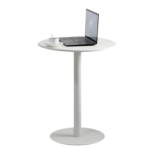 DGDHHSFJDJ Runder Bistrotisch, Thekenhöhe, Frühstücksbar, Cocktailtisch aus Metall für Lounge, Café und Home Office, robuster Kaffeetisch in Pub-Höhe für Terrasse oder Küche von DGDHHSFJDJ
