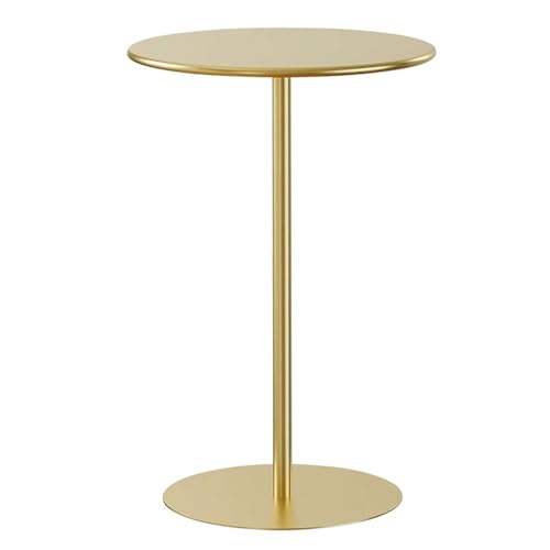 DGDHHSFJDJ Runder Bistrotisch in Barhöhe, für den Innen- und Außenbereich, Cocktailtisch mit Metallfuß, für die Küche, das Esszimmer und den gewerblichen Gebrauch, moderner High Top-Konferenztisch von DGDHHSFJDJ