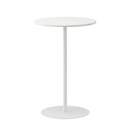 DGDHHSFJDJ Runder Cocktail-Stehtisch – 40/48/60/70 cm höhenverstellbarer Pub-ESS-Bistrotisch mit Metallfuß für Partys und Frühstück (leicht zu bewegen) von DGDHHSFJDJ