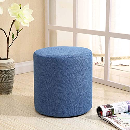 DGDHHSFJDJ Runder Ottoman-Fußhocker aus Stoff – Rutschfester, verschleißfester Hocker aus Massivholz für Wohnzimmer, Schlafzimmer und Flur – Stilvoller Pouf für Komfort und Dekoration DGDHHSFJDJ Runder Ottoman-Fußhocker aus Stoff – Rutschfester, verschleißfester Hocker aus Massivholz für Wohnzimmer, Schlafzimmer und Flur – Stilvoller Pouf für Komfort und Dekoration von DGDHHSFJDJ