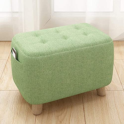DGDHHSFJDJ Runder Pouf, Ottomane, Fußhocker, gepolsterter Pouf für kleine Sitze, Fußstütze mit Beinen aus echtem Holz, Heim- und Bürodekor, kompakte Größe, 43,2 x 25,4 x 27,9 cm DGDHHSFJDJ Runder Pouf, Ottomane, Fußhocker, gepolsterter Pouf für kleine Sitze, Fußstütze mit Beinen aus echtem Holz, Heim- und Bürodekor, kompakte Größe, 43,2 x 25,4 x 27,9 cm von DGDHHSFJDJ