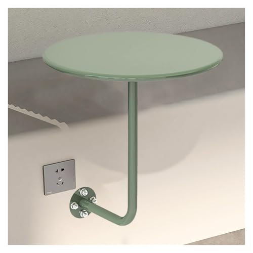 DGDHHSFJDJ Runder Wandtisch aus Metall – multifunktionale Kaffeefläche in L-Form für Bars, Sofas und Terrassen – kompakte Raumlösung von DGDHHSFJDJ