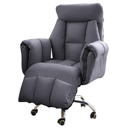 DGDHHSFJDJ Schreibtischstühle für das Home Office, 90–180 ° Weitwinkel-Liegestuhl, 360-Grad-Dreh- und Hebe-Computer-Gaming-Stuhl mit Verstellbarer Fußstütze von DGDHHSFJDJ