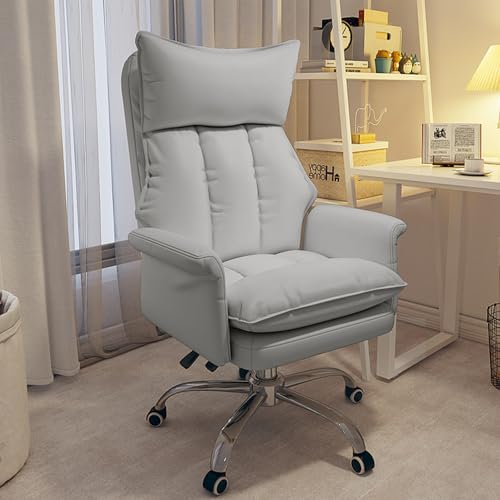 DGDHHSFJDJ Schreibtischstühle für das Home Office, PU-Lederdesign mit Verstellbarer Rückenlehne. Perfekt als ergonomischer Bürostuhl oder gemütliches Wohnzimmersofa von DGDHHSFJDJ