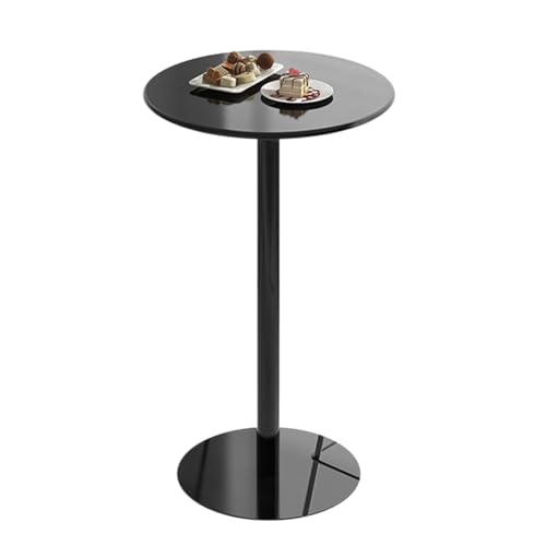 DGDHHSFJDJ Schwarzer, runder Bartisch aus Metall – Hohes Design in Thekenhöhe für den Innen- und Außenbereich – Perfekt als Servierfläche für Kneipen, Küchen oder Desserts DGDHHSFJDJ Schwarzer, runder Bartisch aus Metall – Hohes Design in Thekenhöhe für den Innen- und Außenbereich – Perfekt als Servierfläche für Kneipen, Küchen oder Desserts von DGDHHSFJDJ