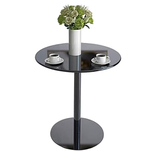 DGDHHSFJDJ Schwarzer, runder Bistrotisch im industriellen Stil – Vielseitiges Design mit Metallplatte, das als Kneipentisch, Wohnzimmer-Mittelstück oder platzsparender Nachttisch dient DGDHHSFJDJ Schwarzer, runder Bistrotisch im industriellen Stil – Vielseitiges Design mit Metallplatte, das als Kneipentisch, Wohnzimmer-Mittelstück oder platzsparender Nachttisch dient von DGDHHSFJDJ