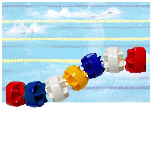 DGDHHSFJDJ Schwimmbahnseil, 15 cm Schwimmbahnteiler, Warnleine mit effektiver Sichtbarkeit, zum Abgrenzen von Gefahrenbereichen auf Schwimmbahnen von DGDHHSFJDJ