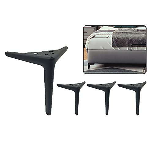DGDHHSFJDJ Silberne dreieckige Möbelbeine – 15 cm/6 Zoll stabile Stützfüße für Stühle, Sessel, Nachttische, Hocker und Schränke – einfaches, sicheres Design von DGDHHSFJDJ