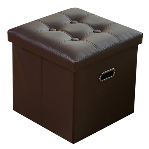 DGDHHSFJDJ Stilvoller Fußhocker aus Leder – vielseitiger Frisiertischhocker mit Stauraum, Pouf, Schminkstuhl und Fußstütze für Wohnzimmer, Schlafzimmer, kleine Ottomanenbank DGDHHSFJDJ Stilvoller Fußhocker aus Leder – vielseitiger Frisiertischhocker mit Stauraum, Pouf, Schminkstuhl und Fußstütze für Wohnzimmer, Schlafzimmer, kleine Ottomanenbank von DGDHHSFJDJ