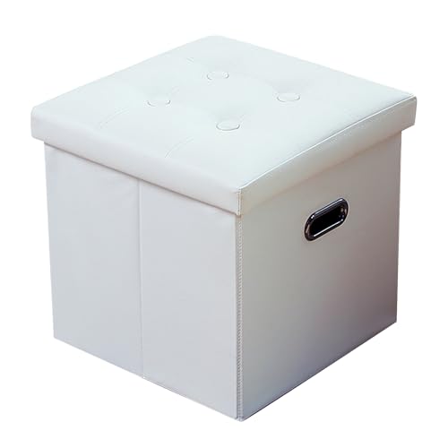 DGDHHSFJDJ Stilvoller Fußhocker aus Leder – vielseitiger Frisiertischhocker mit Stauraum, Pouf, Schminkstuhl und Fußstütze für Wohnzimmer, Schlafzimmer, kleine Ottomanenbank DGDHHSFJDJ Stilvoller Fußhocker aus Leder – vielseitiger Frisiertischhocker mit Stauraum, Pouf, Schminkstuhl und Fußstütze für Wohnzimmer, Schlafzimmer, kleine Ottomanenbank von DGDHHSFJDJ