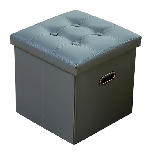 DGDHHSFJDJ Stilvoller Fußhocker aus Leder – vielseitiger Frisiertischhocker mit Stauraum, Pouf, Schminkstuhl und Fußstütze für Wohnzimmer, Schlafzimmer, kleine Ottomanenbank DGDHHSFJDJ Stilvoller Fußhocker aus Leder – vielseitiger Frisiertischhocker mit Stauraum, Pouf, Schminkstuhl und Fußstütze für Wohnzimmer, Schlafzimmer, kleine Ottomanenbank von DGDHHSFJDJ
