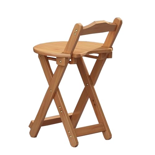 DGDHHSFJDJ Tragbarer Klapphocker für die Küchenbar oder zum Camping im Freien, platzsparender Vintage-Hocker aus Holz, hoher Klapphocker DGDHHSFJDJ Tragbarer Klapphocker für die Küchenbar oder zum Camping im Freien, platzsparender Vintage-Hocker aus Holz, hoher Klapphocker von DGDHHSFJDJ