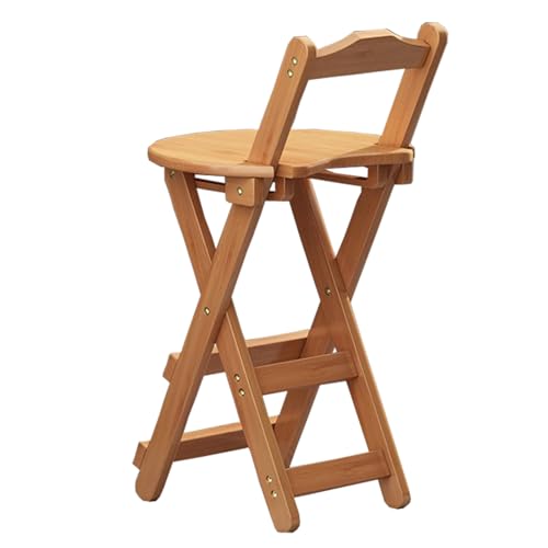 DGDHHSFJDJ Tragbarer Klapphocker für die Küchenbar oder zum Camping im Freien, platzsparender Vintage-Hocker aus Holz, hoher Klapphocker DGDHHSFJDJ Tragbarer Klapphocker für die Küchenbar oder zum Camping im Freien, platzsparender Vintage-Hocker aus Holz, hoher Klapphocker von DGDHHSFJDJ