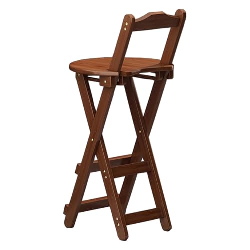 DGDHHSFJDJ Tragbarer Klapphocker für die Küchenbar oder zum Camping im Freien, platzsparender Vintage-Hocker aus Holz, hoher Klapphocker DGDHHSFJDJ Tragbarer Klapphocker für die Küchenbar oder zum Camping im Freien, platzsparender Vintage-Hocker aus Holz, hoher Klapphocker von DGDHHSFJDJ