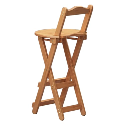 DGDHHSFJDJ Tragbarer Klapphocker für die Küchenbar oder zum Camping im Freien, platzsparender Vintage-Hocker aus Holz, hoher Klapphocker DGDHHSFJDJ Tragbarer Klapphocker für die Küchenbar oder zum Camping im Freien, platzsparender Vintage-Hocker aus Holz, hoher Klapphocker von DGDHHSFJDJ
