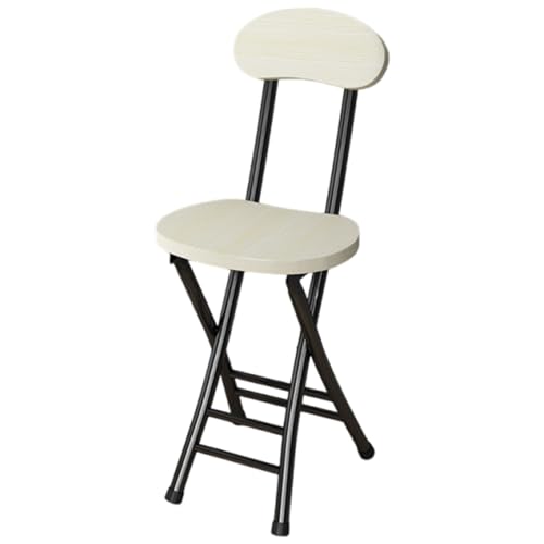 DGDHHSFJDJ Tragbarer Klapphocker mit Rückenlehne – Küchenbar für Esszimmer, Theken und Schlafsäle, zusammenklappbares stabiles Design, Sitzhöhe 47 cm DGDHHSFJDJ Tragbarer Klapphocker mit Rückenlehne – Küchenbar für Esszimmer, Theken und Schlafsäle, zusammenklappbares stabiles Design, Sitzhöhe 47 cm von DGDHHSFJDJ
