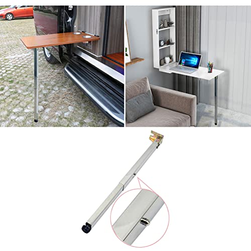 DGDHHSFJDJ Verstellbare Klapptischbeine aus Edelstahl – höhenverstellbare Wandbeine mit Anti-Rutsch-Pads für Camping-Esstische, DIY-Möbel DGDHHSFJDJ Verstellbare Klapptischbeine aus Edelstahl – höhenverstellbare Wandbeine mit Anti-Rutsch-Pads für Camping-Esstische, DIY-Möbel von DGDHHSFJDJ