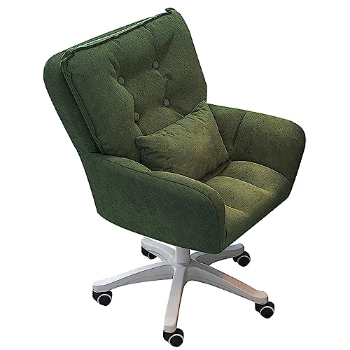 DGDHHSFJDJ Verstellbarer Schminkstuhl – 360° drehbar mit mittelhoher Rückenlehne, stilvoller Büro-/Computer-Schreibtischstuhl für das Wohnzimmer von DGDHHSFJDJ