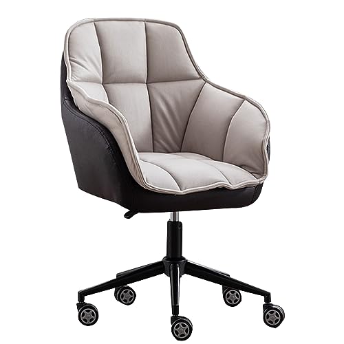 DGDHHSFJDJ Verstellbarer Schreibtischstuhl für das Homeoffice, moderner Drehstuhl aus Stoff für das Wohnzimmer, das Homeoffice, das Schlafzimmer und den Schminkraum DGDHHSFJDJ Verstellbarer Schreibtischstuhl für das Homeoffice, moderner Drehstuhl aus Stoff für das Wohnzimmer, das Homeoffice, das Schlafzimmer und den Schminkraum von DGDHHSFJDJ