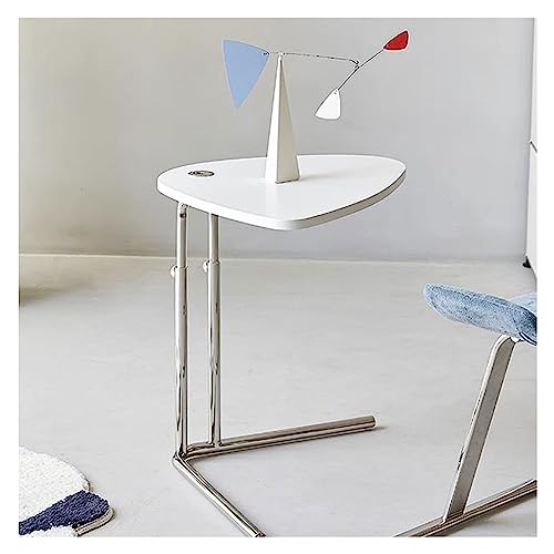 DGDHHSFJDJ Verstellbarer weißer Teetisch – Kompakter Beistelltisch mit Stahlbeinen. Perfekt für Balkone, Schlafzimmer und kleine Räume DGDHHSFJDJ Verstellbarer weißer Teetisch – Kompakter Beistelltisch mit Stahlbeinen. Perfekt für Balkone, Schlafzimmer und kleine Räume von DGDHHSFJDJ