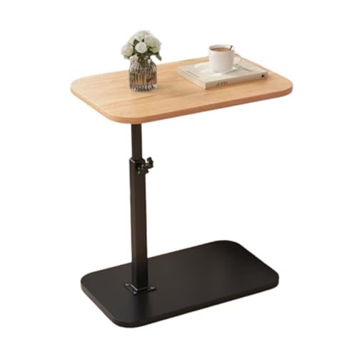 DGDHHSFJDJ Vielseitiger C-förmiger Sofa-Beistelltisch, höhenverstellbar und 360° drehbar. Perfekt als Couchtisch für Sofa, Bett oder Badewanne von DGDHHSFJDJ