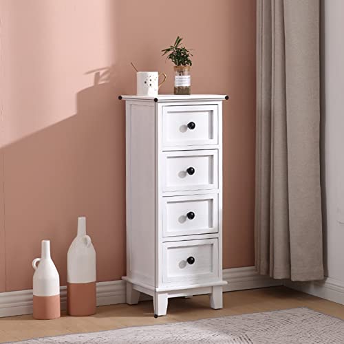 DGDHHSFJDJ Vintage-Nachttisch aus Holz mit 4 Schubladen für kleine Räume, Retro-Nachttisch, Aufbewahrungsschrank für Schlafzimmer DGDHHSFJDJ Vintage-Nachttisch aus Holz mit 4 Schubladen für kleine Räume, Retro-Nachttisch, Aufbewahrungsschrank für Schlafzimmer von DGDHHSFJDJ
