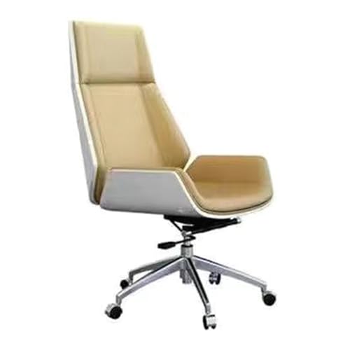 Ergonomischer Büro-Gaming-Stuhl für schwere Personen. Moderner, stilvoller Drehstuhl aus Leder mit höhenverstellbarer, breiter Sitzfläche und komfortablem Design für das Arbeitszimmer, Büro, von DGDHHSFJDJ