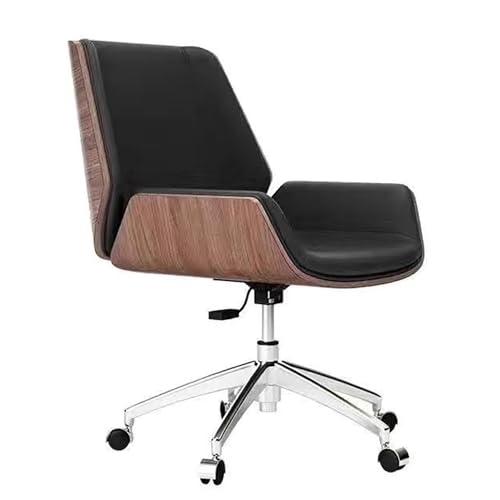 Ergonomischer Büro-Gaming-Stuhl für schwere Personen. Moderner, stilvoller Drehstuhl aus Leder mit höhenverstellbarer, breiter Sitzfläche und komfortablem Design für das Arbeitszimmer, Büro, von DGDHHSFJDJ