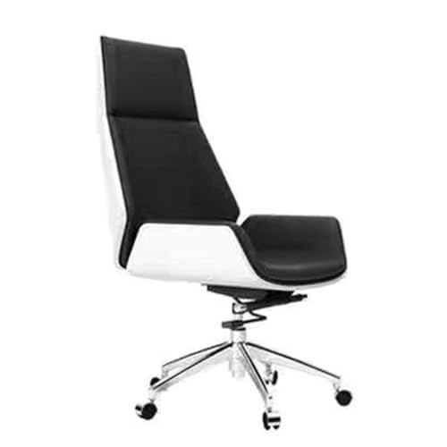 Ergonomischer Büro-Gaming-Stuhl für schwere Personen. Moderner, stilvoller Drehstuhl aus Leder mit höhenverstellbarer, breiter Sitzfläche und komfortablem Design für das Arbeitszimmer, Büro, von DGDHHSFJDJ