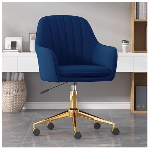 Ergonomischer Schreibtischstuhl für das Homeoffice mit 360°-Drehrollen und einstellbarer Höhe, bequeme Rückenlehne, ideal für Wohnzimmer, Schlafzimmer, Schminktisch, Arbeitszimmer, moderner Ergonomischer Schreibtischstuhl für das Homeoffice mit 360°-Drehrollen und einstellbarer Höhe, bequeme Rückenlehne, ideal für Wohnzimmer, Schlafzimmer, Schminktisch, Arbeitszimmer, moderner von DGDHHSFJDJ