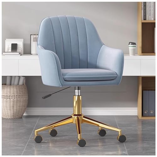 Ergonomischer Schreibtischstuhl für das Homeoffice mit 360°-Drehrollen und einstellbarer Höhe, bequeme Rückenlehne, ideal für Wohnzimmer, Schlafzimmer, Schminktisch, Arbeitszimmer, moderner Ergonomischer Schreibtischstuhl für das Homeoffice mit 360°-Drehrollen und einstellbarer Höhe, bequeme Rückenlehne, ideal für Wohnzimmer, Schlafzimmer, Schminktisch, Arbeitszimmer, moderner von DGDHHSFJDJ