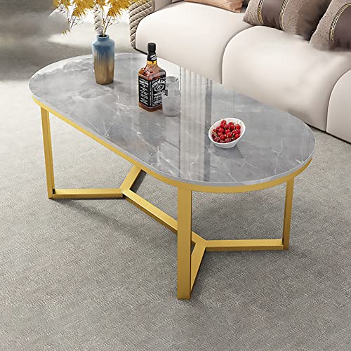 Moderner ovaler Couchtisch aus Schiefer mit Marmorstruktur und goldfarbenem Stahlrahmen – großer Wohnzimmertisch für kleine Räume, Home Office und stilvolle Einrichtung. Robust und einfach z Moderner ovaler Couchtisch aus Schiefer mit Marmorstruktur und goldfarbenem Stahlrahmen – großer Wohnzimmertisch für kleine Räume, Home Office und stilvolle Einrichtung. Robust und einfach z von DGDHHSFJDJ