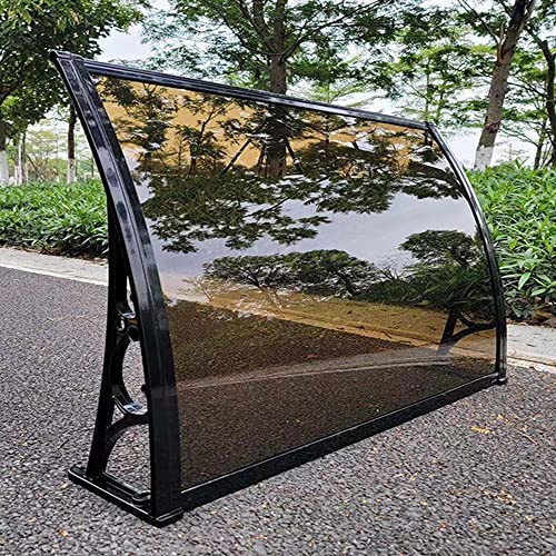 Outdoor Haustür Vordach Markise Regenschutz Terrasse Veranda PC Polycarbonat Abdeckung Klar 80X120cm von DGDHHSFJDJ