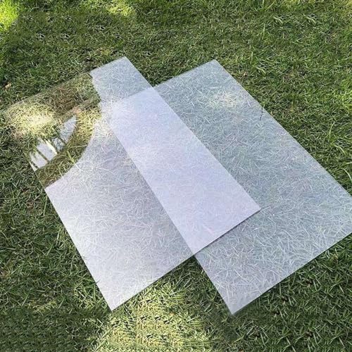 Polycarbonatplatten, transparente Acryl-Sicherheitsplatte, Dachplatte, UV-Schutz für Fenster, Schuppenglasersatz – 1 Stück Polycarbonatplatten, transparente Acryl-Sicherheitsplatte, Dachplatte, UV-Schutz für Fenster, Schuppenglasersatz – 1 Stück von DGDHHSFJDJ